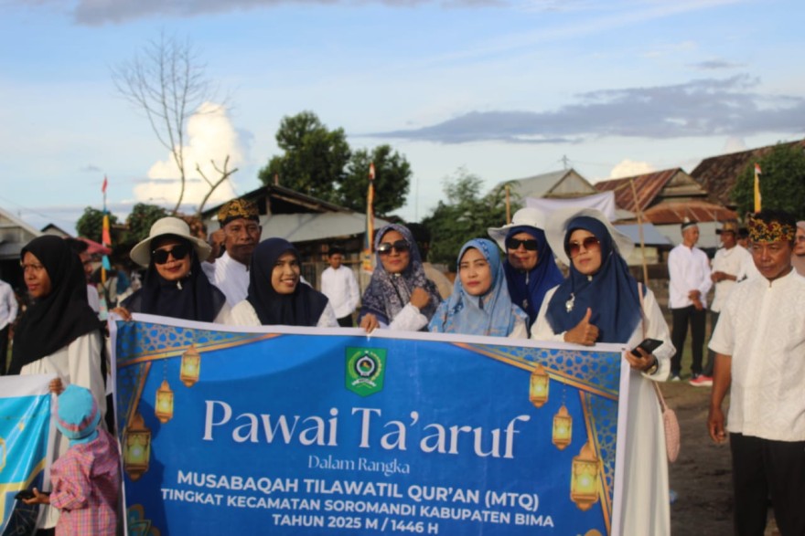 Pawai MTQ tingkat Kecamatan Soromandi